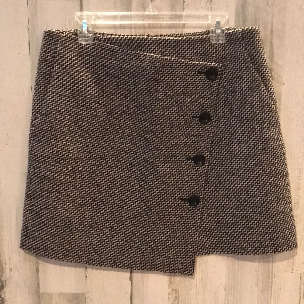 NBW Karen Millen lined skirt size 10 black/white